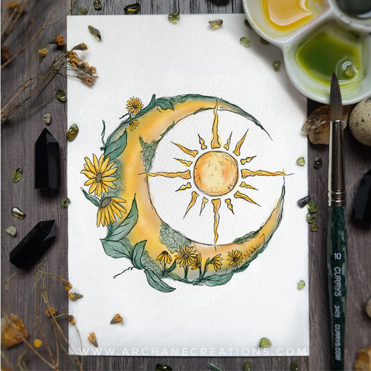 Sun Kissed Moon