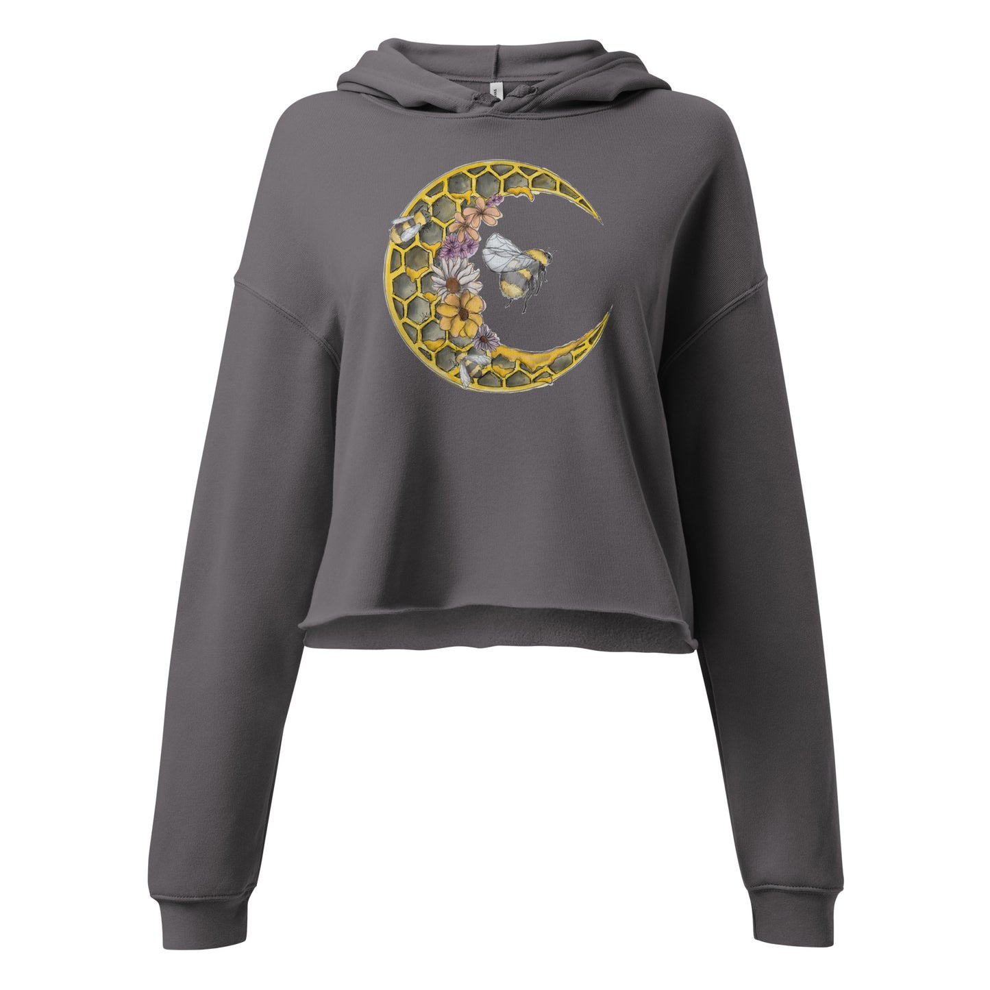 Honey Moon Bee Crop Hoodie