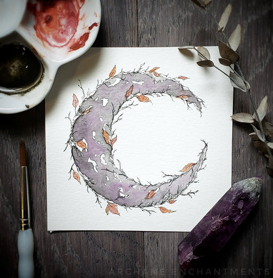 Moody Autumn Moon