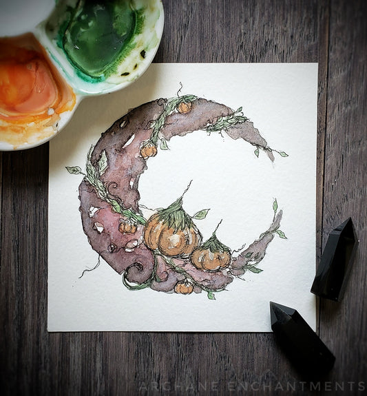 Moody Pumpkin Moon
