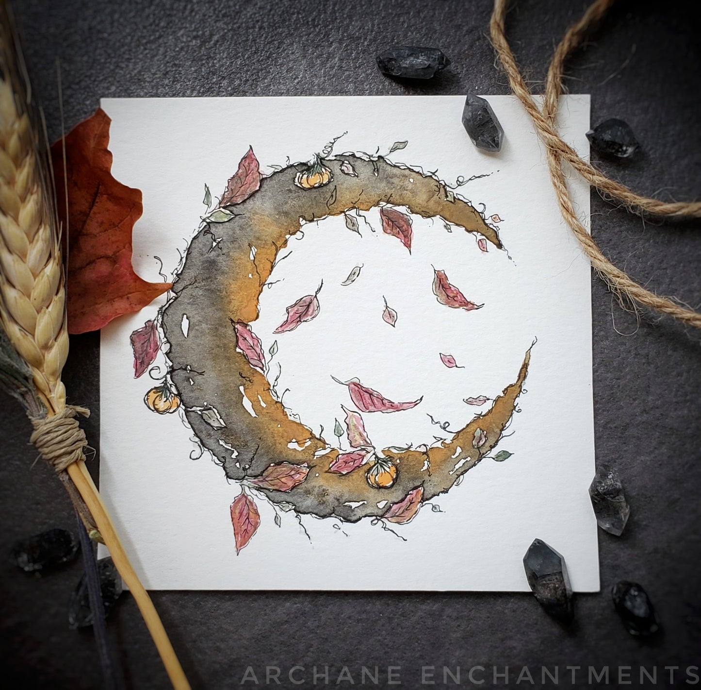Autumn Leaves Moon