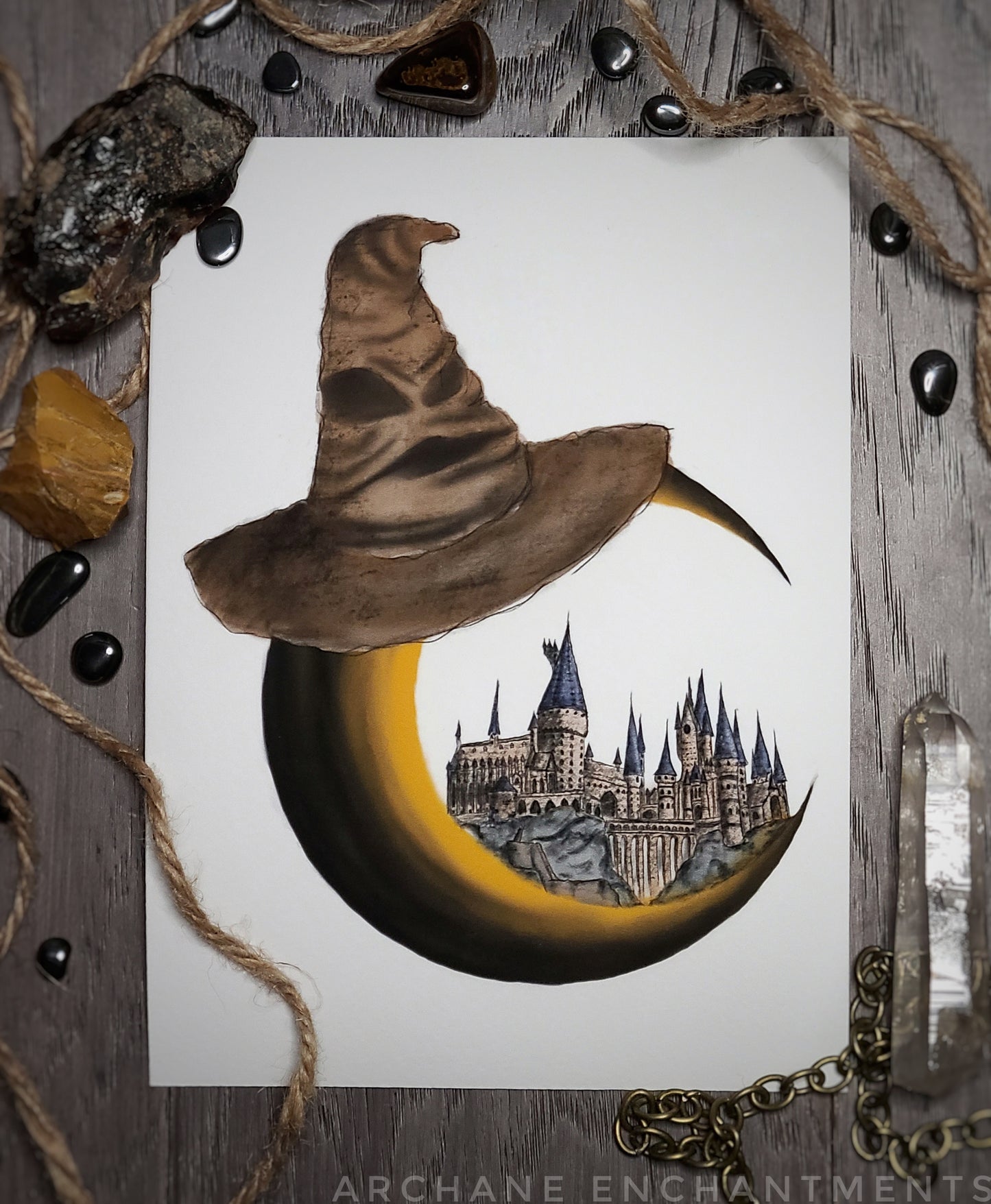 House Moon Yellow