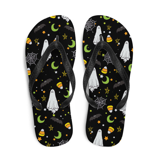 Spooky Ghoul Flip-Flops