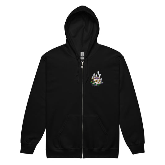 Ghost Tea Zip Up Hoodie