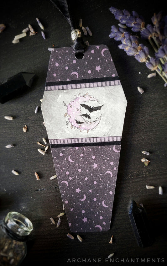 Bat Coffin Bookmark