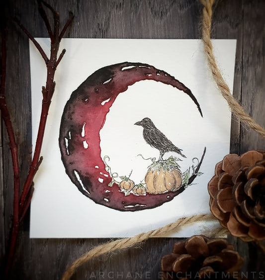 Fall Raven Moon