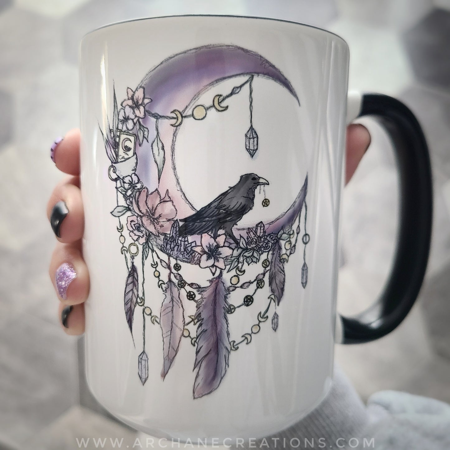 The Collector Raven Mug