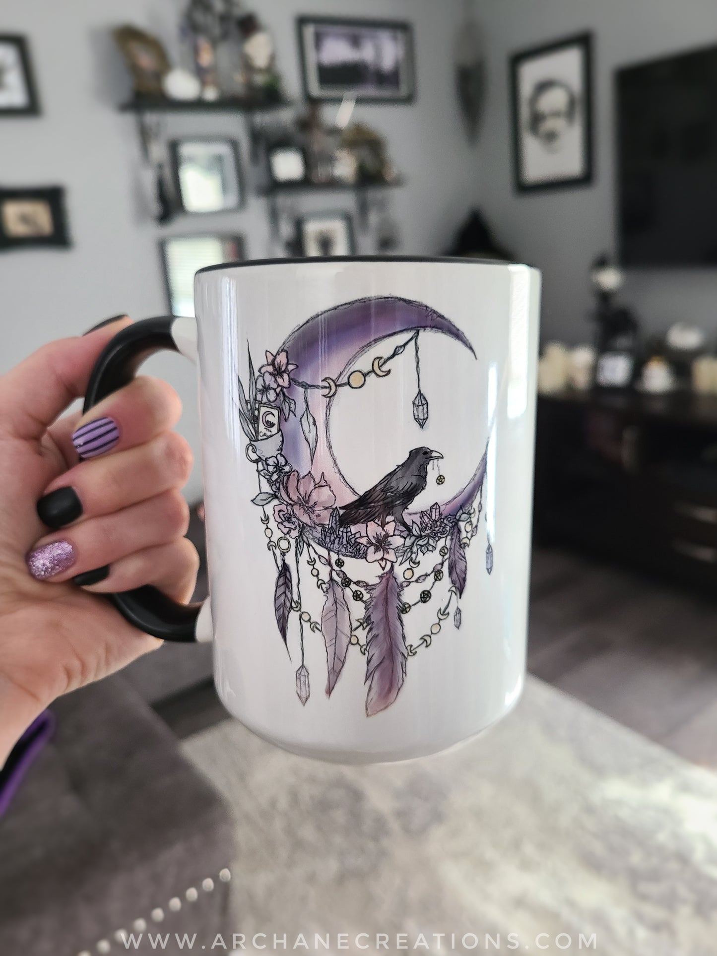 The Collector Raven Mug