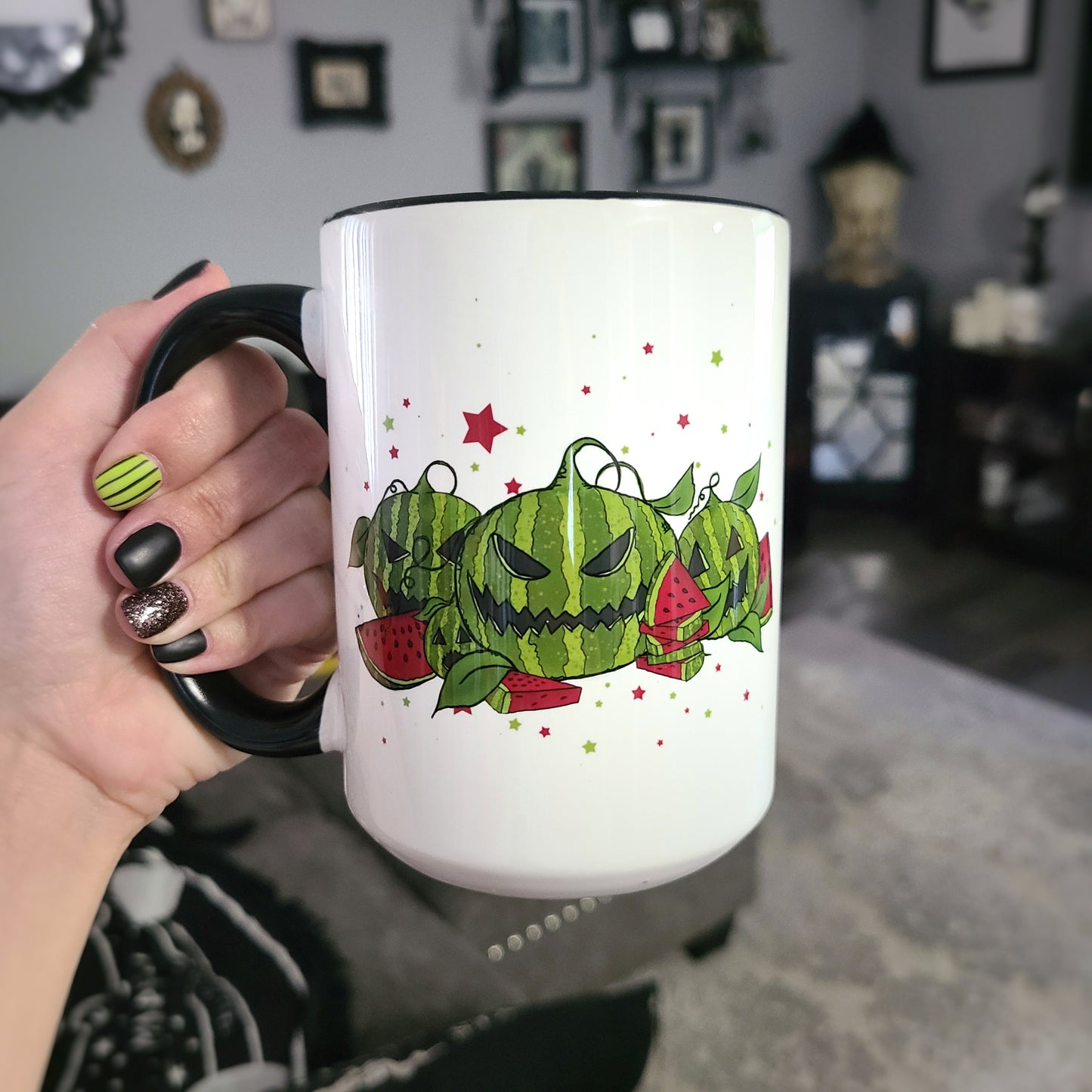 Watermelon Jackolantern Mug