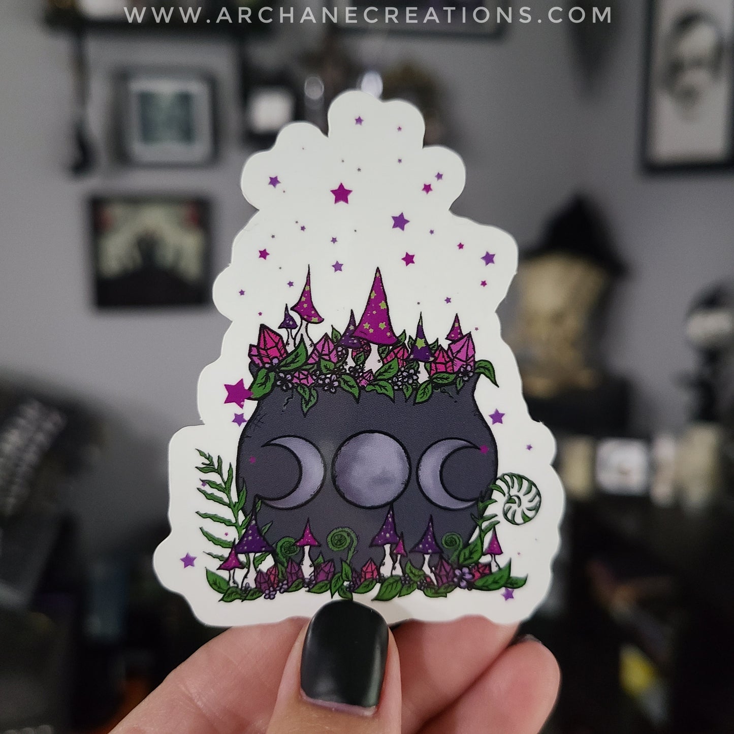 Mushroom Cauldron Sticker