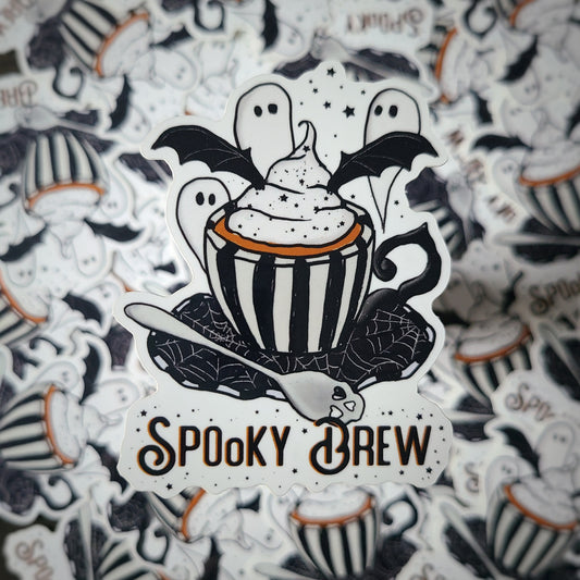 Spooky Brew Sticker