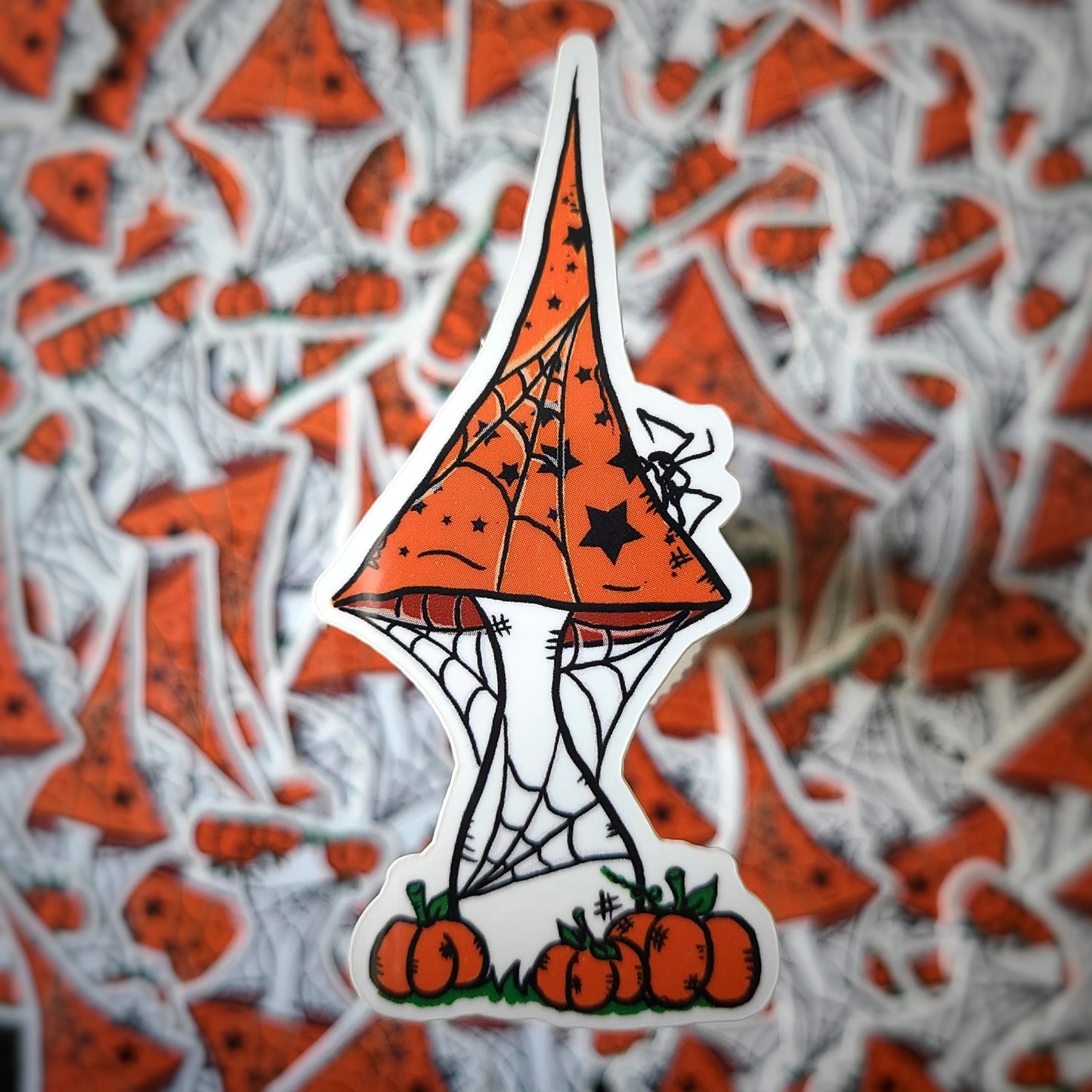 Halloween Mushroom Sticker