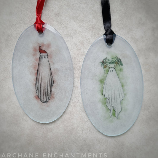Set of Ghost Ornaments