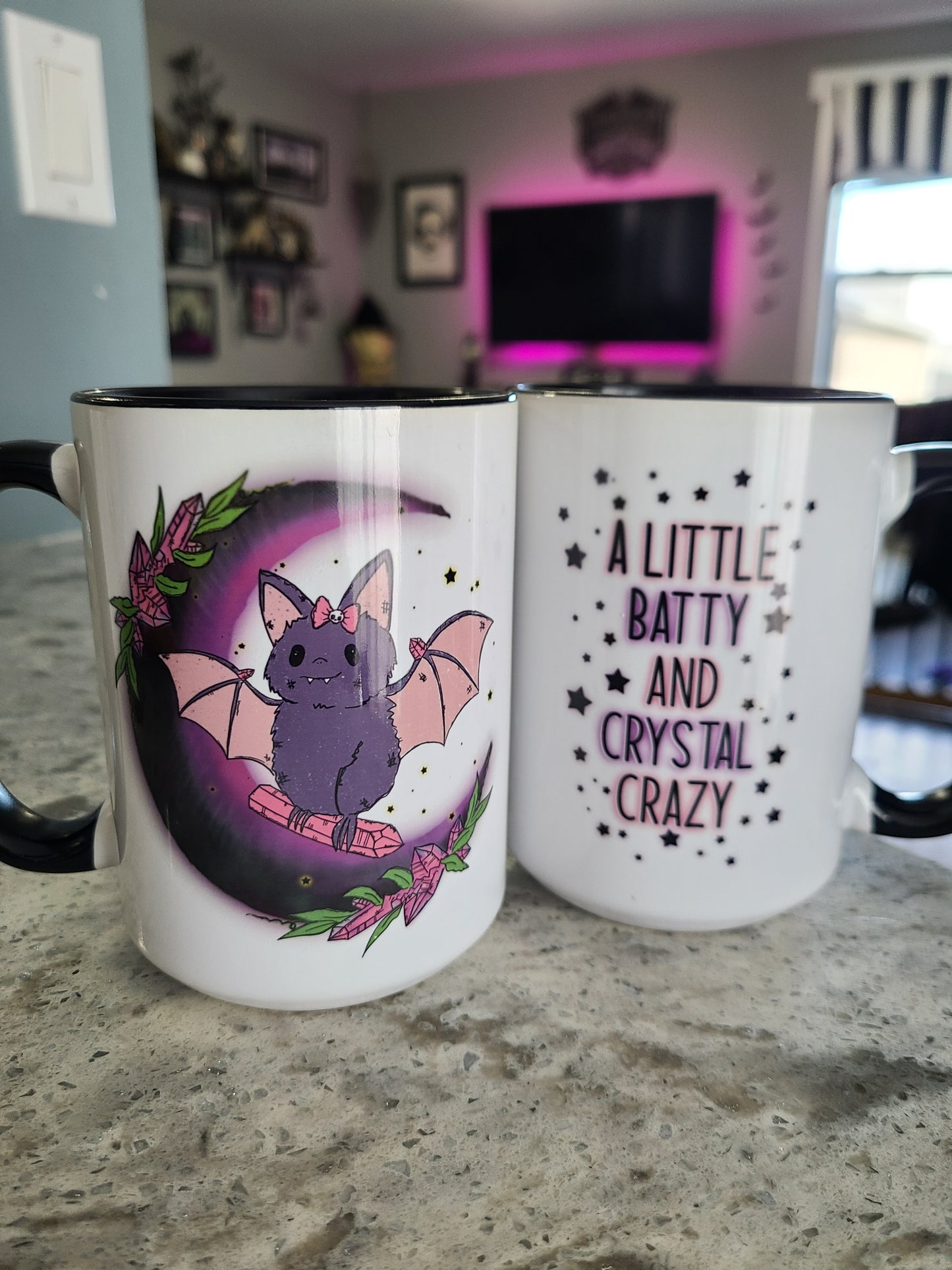 Batty and Crystal Crazy Mug