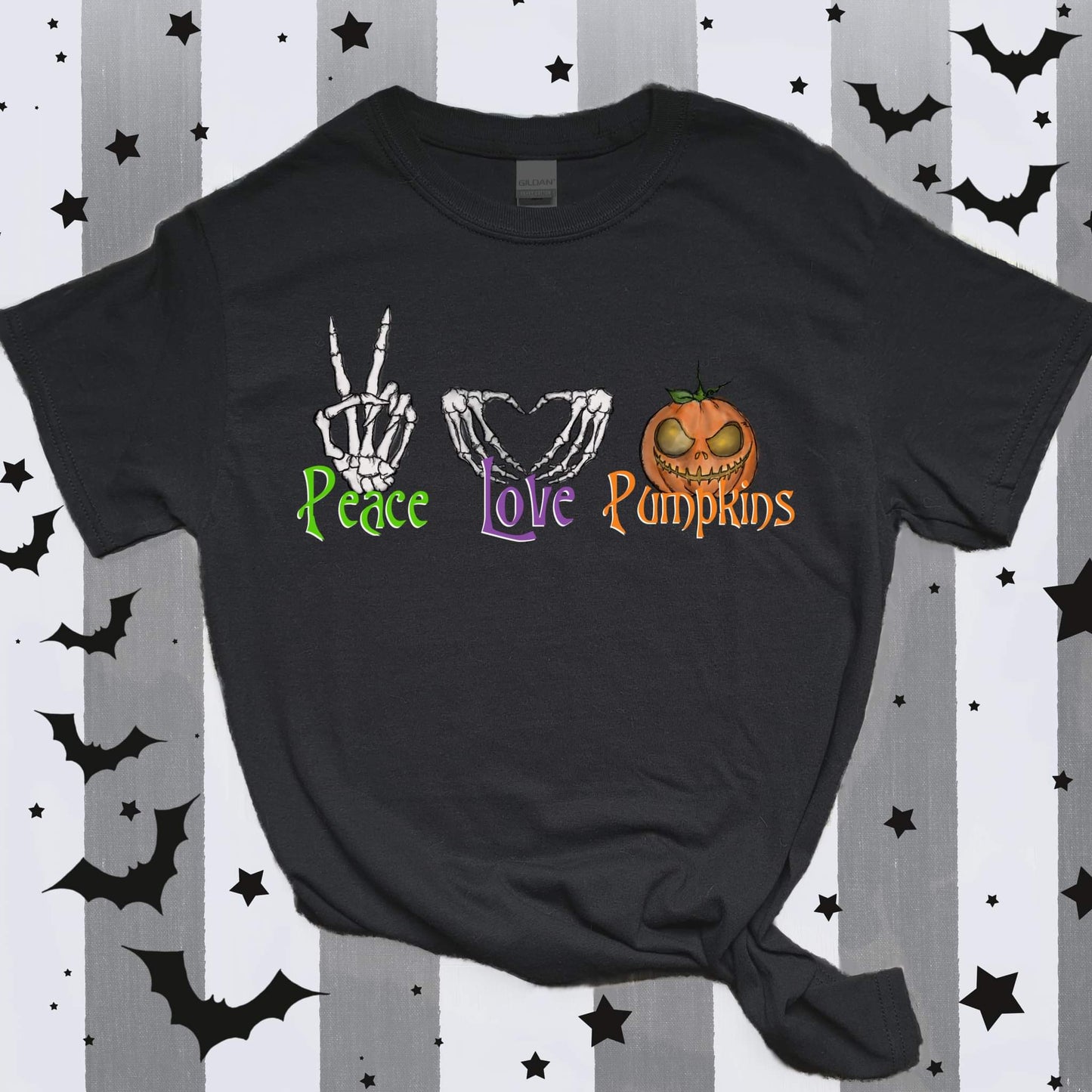 Peace, Love, Pumpkins Tshirt